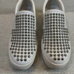 Steve Madden Torin Slip On Sneakers Women Size 8 White